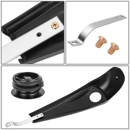 DNA MOTORING Console de réservoir de carburant et couvercle de bouchon de réservoir d'essence compatibles avec les modèles Harley Davidson Electra Tri Glide Touring de 2008 à 2020, ZTL-Y-0303