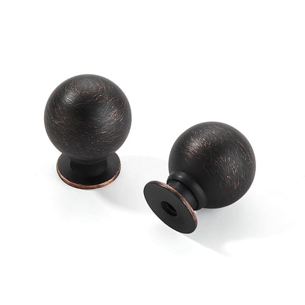 CABDM 10 Pack 1-1/4 Inch Solid Oil Rubbed Bronze C
