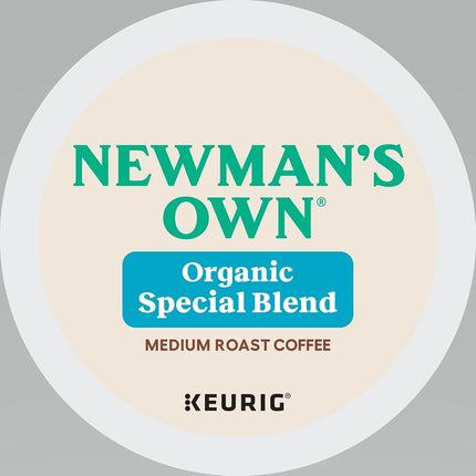 Newman's Own Organics Special Blend, Fair Trade, Organic, Medium Roast Coffee, 24 Count