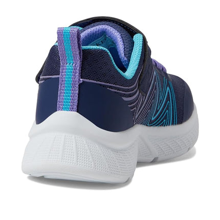 Skechers Unisexe Enfant Microspec Plus - Swirl Sweet Baskets, Marine/Multi, 13 Enfant