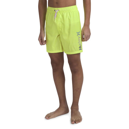 Traje de baño Hurley para niño, modelo Pull on, color Volt, talla 2T