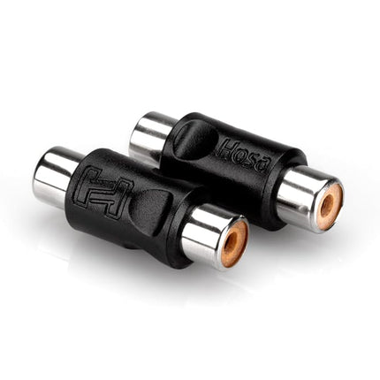 HOSA GRA101 RCA Female to RCA Female Coupler, Black
