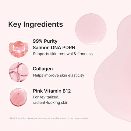 medicube Salmon DNA PDRN Pink Vita Coating Sheet Mask 10EA Korean Leaf Mask for Glass Skin - Luxurious Home Care Mask for Moisturising, Firming and Skin Tone'