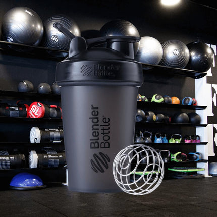 BlenderBottle Classic Loop Shaker cup / Diet Shaker / Protein Shaker with Blenderball 590ml capacity, scales up to 400ml - Fashion Black