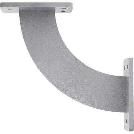 Ekena Millwork BKTM02X07X07BRHLB 2 inch W x 7 inch D x 7 inch H Bradford Steel Bracket, Hammered Light Blue