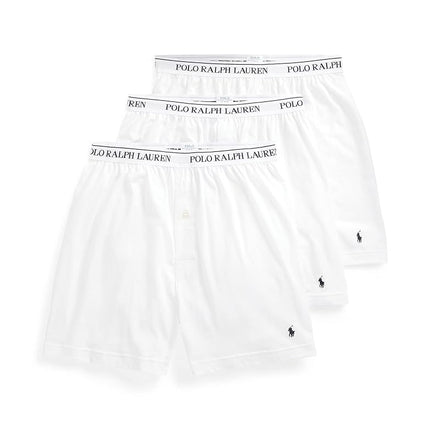 Polo Ralph Lauren Classic Cotton Knit Boxer 3-Pack