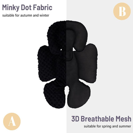 KAKIBLIN Infant Car Seat Insert, Baby Carseat Head Body Support