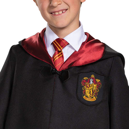 DISGUISE Harry Potter Gryffondor Robe Deluxe Accessoire de Costume Enfant, Noir & Rouge, Taille Enfant Petit (4-6)