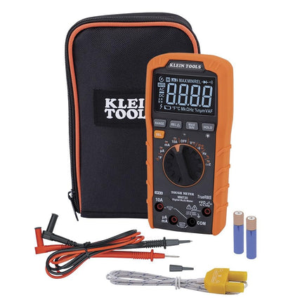 Digital Multimeter, TRMS Auto-Ranging, 1000V, Temp, Low Imp