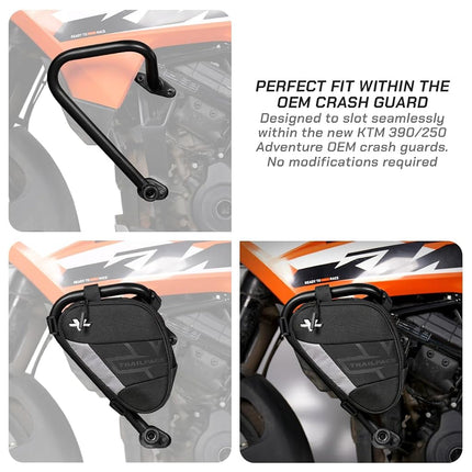 ViaTerra KTM ADV/Enduro 250/390 Motorcycle Trail Pack Set of 2 (2025 Model)