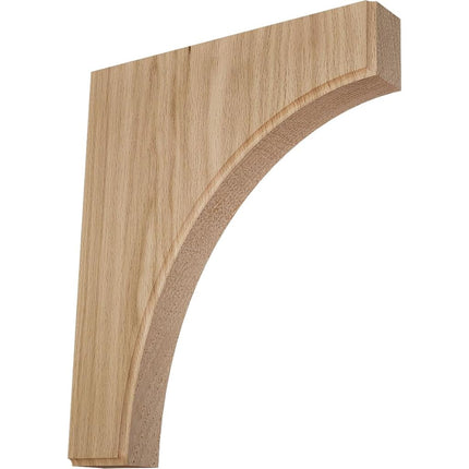 Ekena BKTW02X10X12CVRO 1 3/4" W x 10" D x 12" H Clarksville Bracket, Red Oak