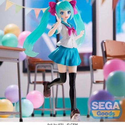 SEGA Goods Hatsune Miku - 16th Birthday to Kei - Luminasta Figurine, 18 cm