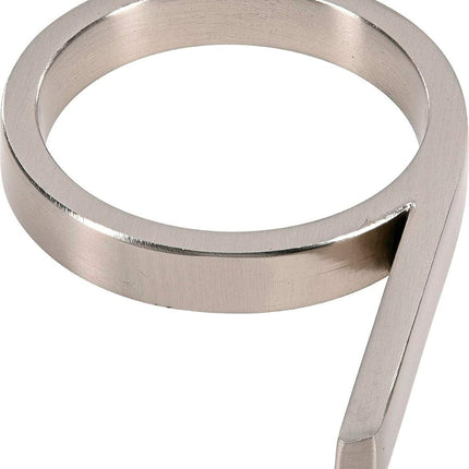 Distinctions 844709 Brushed Nickel Upgraded 5" Floating House Number 9
