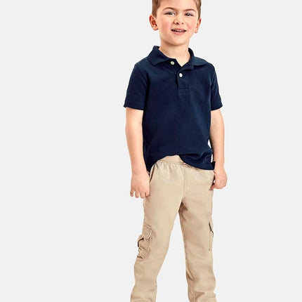 The Children's Place Baby and Toddler Boys Uniform Pique Polo 3-Pack, Multi CLR, 5T