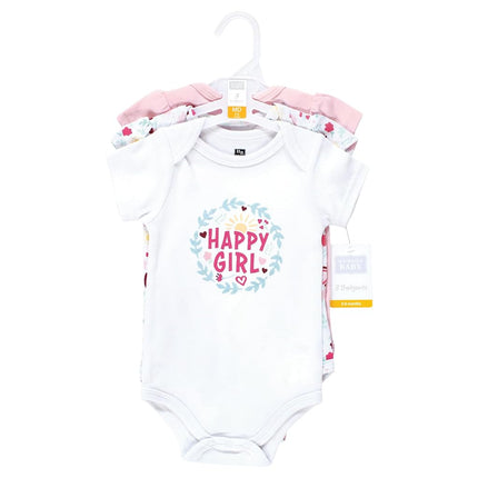 Hudson Baby Peleles de algodón unisex para bebé, corona de niña feliz, 18-24 meses, corona de niña feliz, 18-24 meses