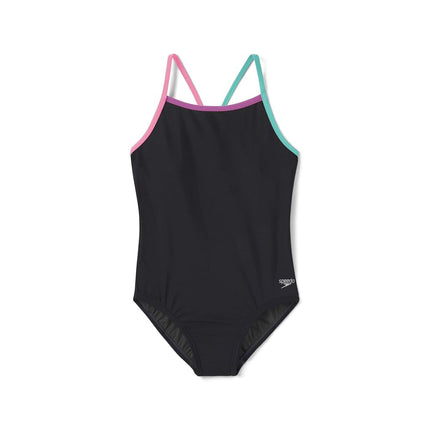 Speedo Bañador de una Pieza con Tirantes Delgados para Niña