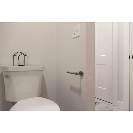 Design House 558346 Graz Modern Toilet Paper Holder for Bathroom Satin Nickel