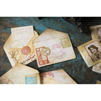 Sizzix Thinlits Die Set 48PK Postale by Tim Holtz | 665927 | Chapter 3 2022, Multicolor, One Size