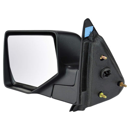 TRQ Driver Side Mirror Assembly Manual Adjustment Non-Heated No Memory