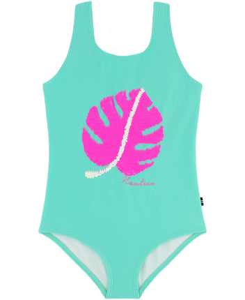 Nautica Girls' One-Piece Swimsuit with UPF 50+ Sun