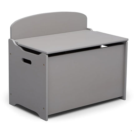 Delta Children My Size Deluxe Toy Box, Grey