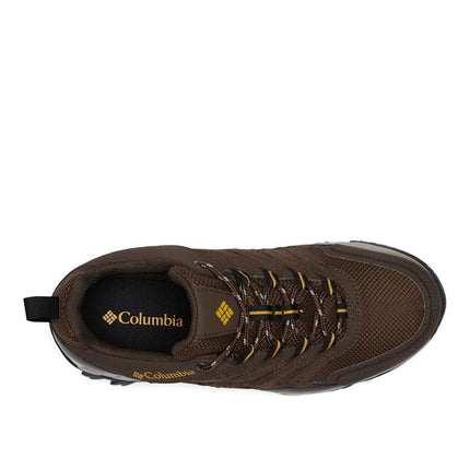 Columbia Strata Trail Low WP Shoes, Lightweight Build, Robust Design, Waterproof Shield, Exceptional Cushioning, High Energy Rebound, Non-Marking Grip - Men's