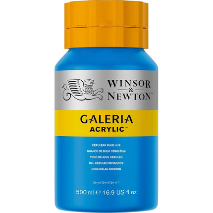 Winsor & Newton, Galeria Acrylic, Cerulean Blue Hue, 500ml