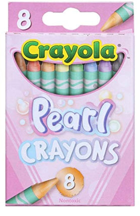 Crayola Pearl Crayons 8 Count