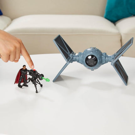 Hasbro Star Wars Mission Fleet Stellar Class Moff Gideon Outland Tie Fighter Attack Of The Empire 6 Cm Tall Figure And Vehicle, Kids Aged 4 And Up