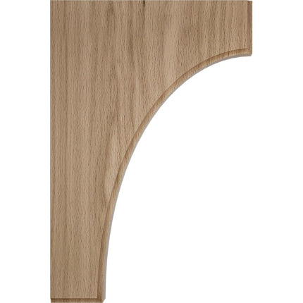 Ekena BKTW02X08X12CVRO 1 3/4" W x 8" D x 12" H Clarksville Bracket, Red Oak