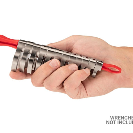 TEKTON 3/8 Inch Drive x 8 Inch Crowfoot Wrench Organizer Key (Red) | ORG24208 | Made in USA