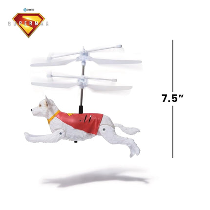 DC Comics, SUPERMAN Up in the Sky! Flying Krypto, RC Toys and Remote Control Toys for Kids, 19-cm Hovering Superdog, For Ages 4 and Up