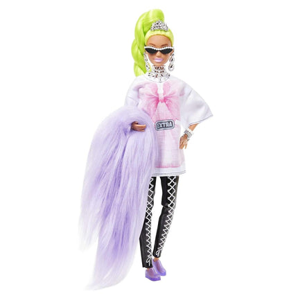 Barbie Extra Doll #11 in Oversized Tee & Leggings with Pet, for Kids 3 Years Old & Up