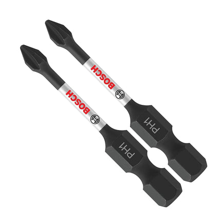 Bosch ITPH12B Impact Tough 2 in. Phillips #1 Power Bits