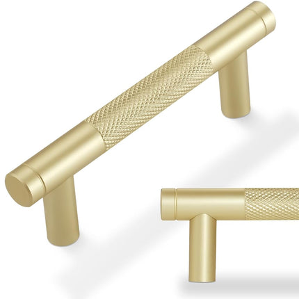 POVEFONK 10 Pack 3 inch(76mm) Brushed Brass Kitche