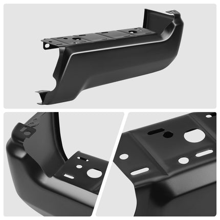 DNA MOTORING Pair of Rear Bumper Ends Compatible with Ford F250 / F350 / F450 SD 2017-2022, without Park Distance Sensors, HC3Z*17906*GPTM, Black, BUMP-R-F25017-C-01-BK