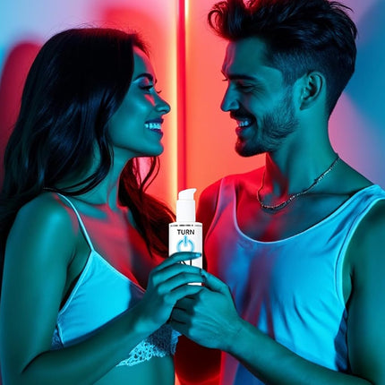 Turn On Water Based Sex Lube 32 Ounce Premium Personal Lubricant, Long Lasting Formula for Condom Safe Vegan Ph Balanced Hypoallergenic and Paraben Free Intimacy, Gel Lube for Men Women & Couples
