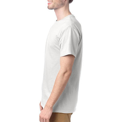 Hanes Essentials Men's T-Shirt Pack, Men's Short Sleeve Tees, Crewneck Cotton T-Shirts for Men, Value Pack, White - 6 Pack, XXL