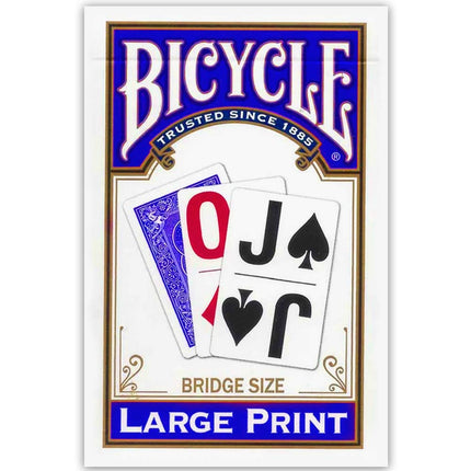 Bicycle Large Print Bridge Size Playing Cards, 1 D