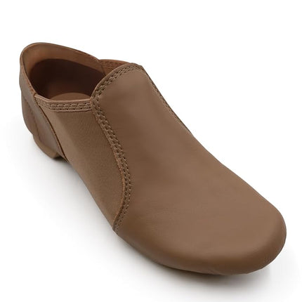 Capezio E-Series Jazz Slip On - Niño, Caramelo, 11.5 M