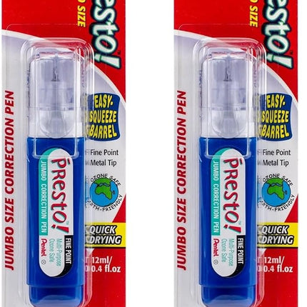 Pentel Presto! Jumbo Correction Pen, Fine Point, M