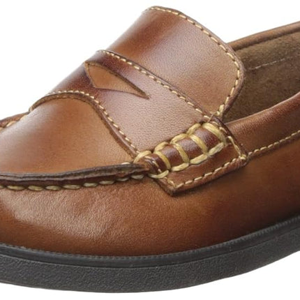 Florsheim Kids Boys' Croquet Penny, Saddle Tan, 3.5 M US Big Kid