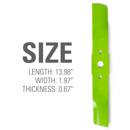 Greenworks Replacement Lawn Mower Blade (Fits : 14' Mower / MO48L2212)