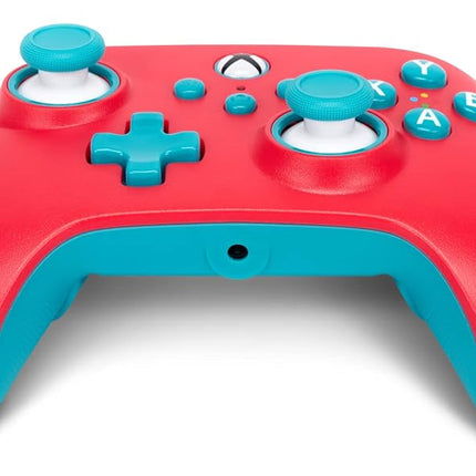 PowerA Nano Enhanced Wired Controller für Xbox Series X|S - Red Sky, tragbar, kompakt, Gamepad, Wired Video Game Controller, Gaming Controller, Works with Xbox One and Windows 10/11