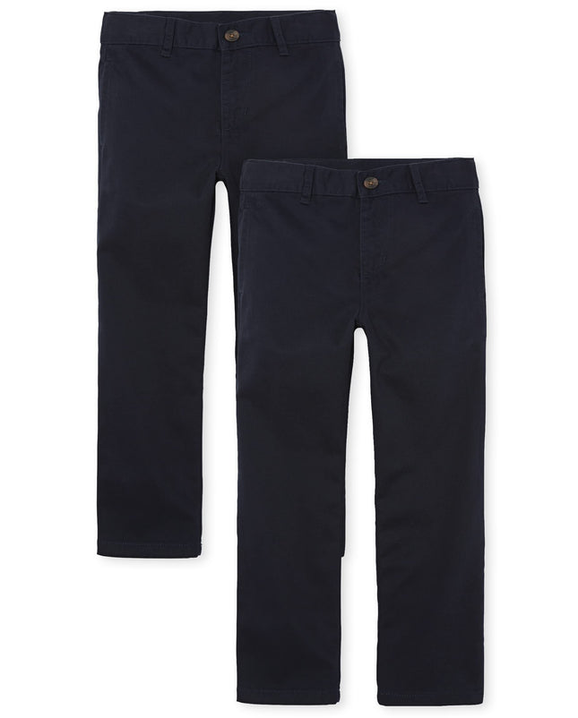 The Children's Place Boys' Chino Pants, Pack of Tw