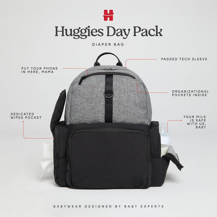 Huggies Accessories Diaper Backpack, Medieval Blue/Two Tone, O/S