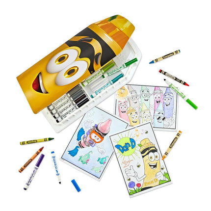 Set de Colorear Crayola con Estuche de Arte Amarillo de Edición Limitada, Crayones de Edición Limitada, Más de 50 Piezas, Regalos para Niños