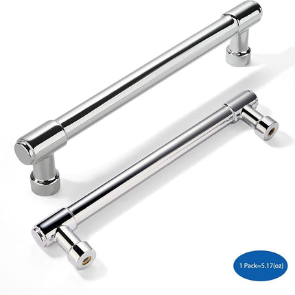 khtumeware 6 Pack 6 Inch(152mm) Polished Chrome Cabinet Pulls Kitchen Cabinet Handles Kitchen Cabinet Hardware for Cupboard Drawer Pulls Dresser Handle