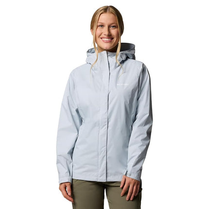 Columbia Womens Arcadia II Waterproof Rain Jacket, Cirrus Grey, XX-Large