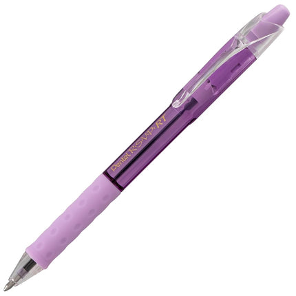 Pentel Color Shades Writing Pack - Includes; Pencil, Pens, and Erasers- Pastel Violet (BLBKALZBPV)